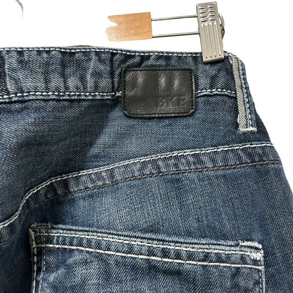 BKE Y2K Jeans Mens 36 R Derek Straight Leg Blue Denim Medium Wash Jeans 36 X 31 - Picture 7 of 16